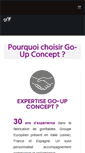 Mobile Screenshot of go-up-concept.fr