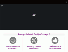Tablet Screenshot of go-up-concept.fr